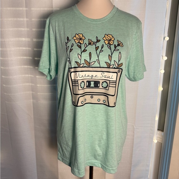 Bella Canvas Mint Green Vintage Soul Tee - Picture 1 of 7